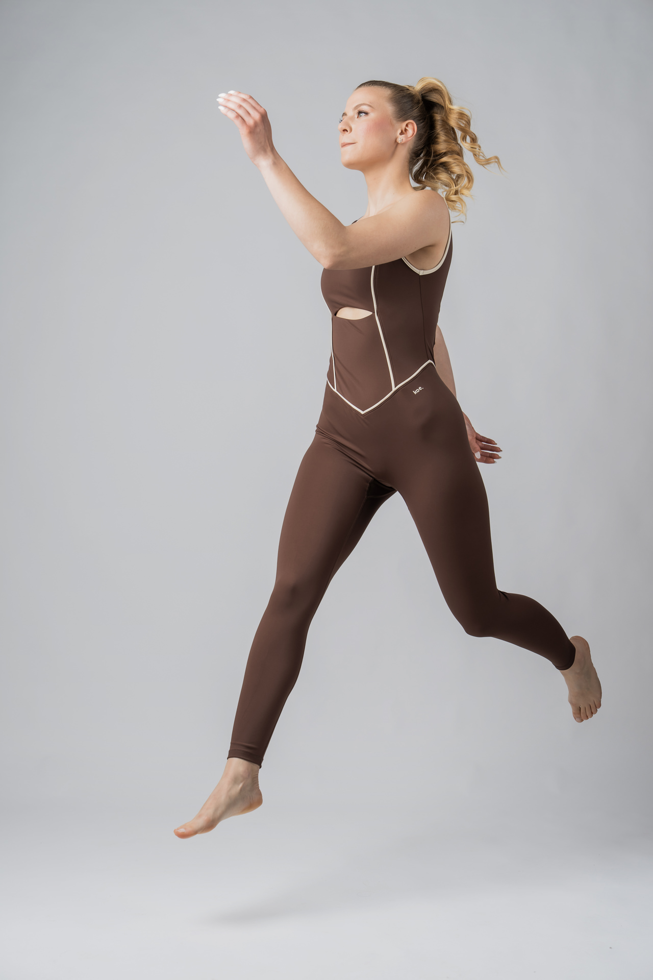 Pulse Jumpsuit Long Brown - Slika 3
