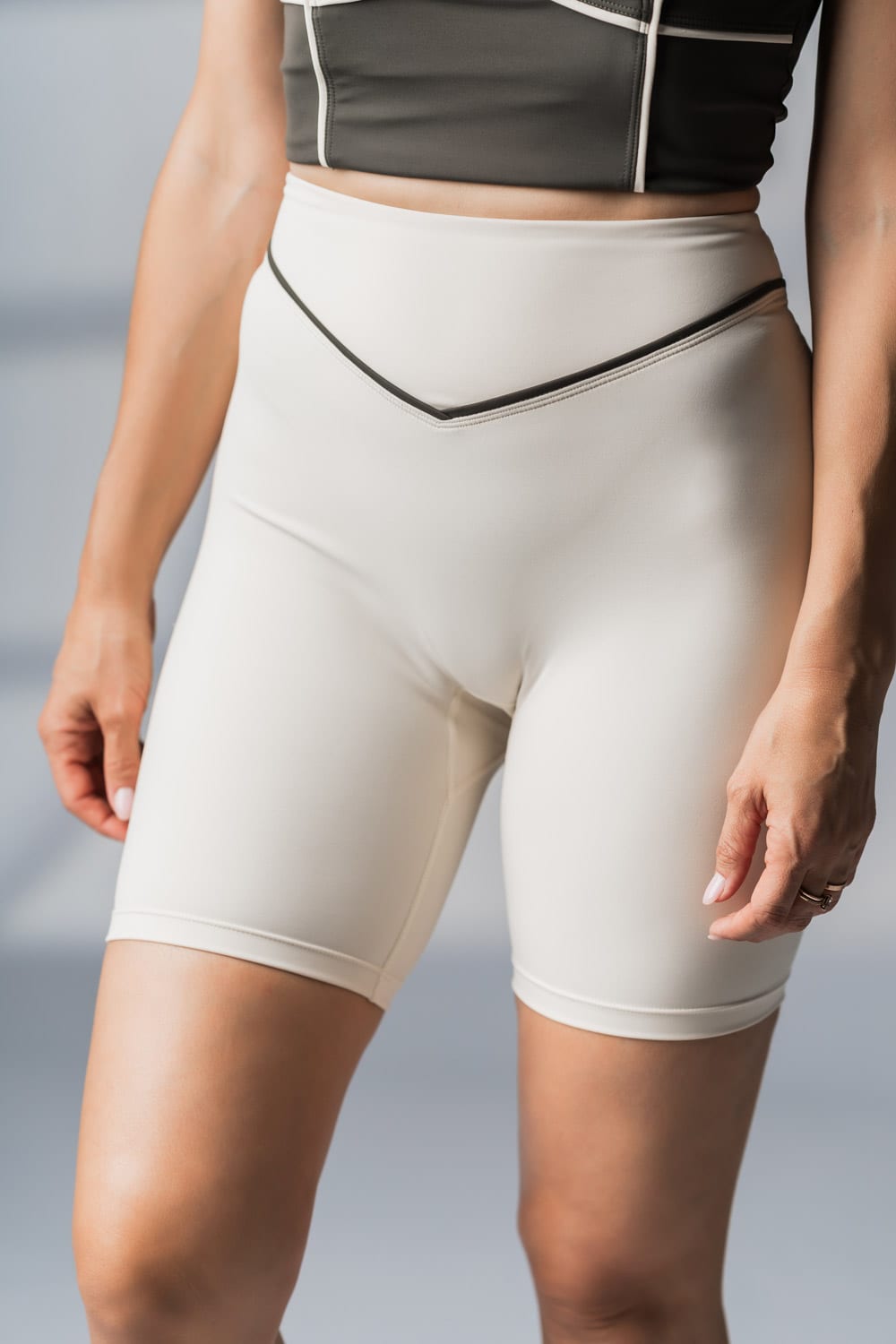 Flow Leggings Short Beige